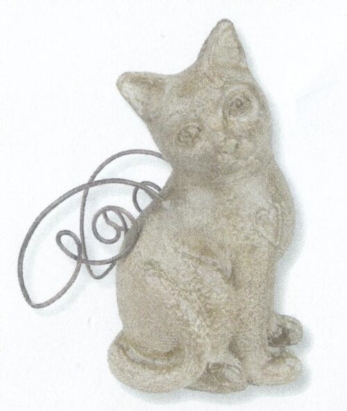 096069100379 Forever Loved Cat Devoted Angel (Figurine)