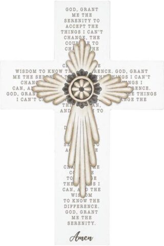 096069143673 Serenity Prayer Cross