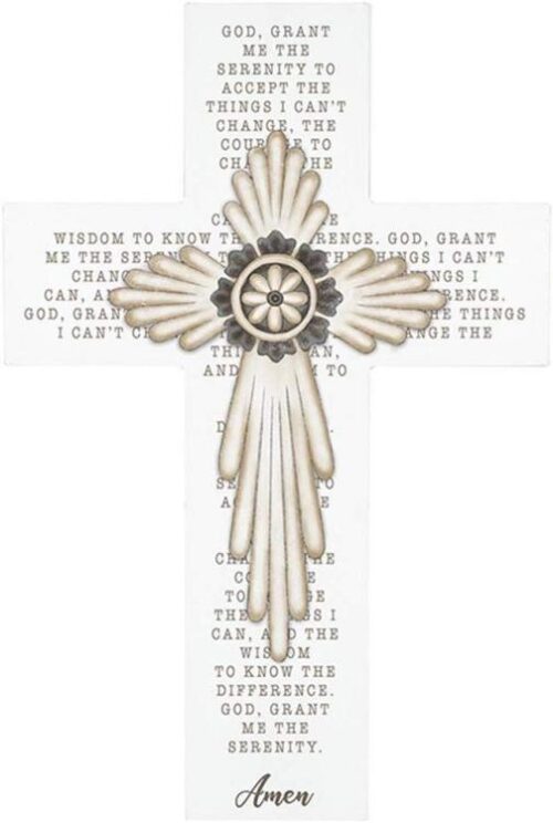 096069143673 Serenity Prayer Cross