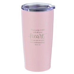 1220000132566 Trust In The Lord With All Your Heart Stainless Steel Travel Mug