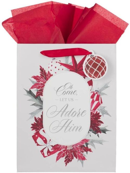 1220000327016 Large Portrait Inspirational Christmas Gift Bag