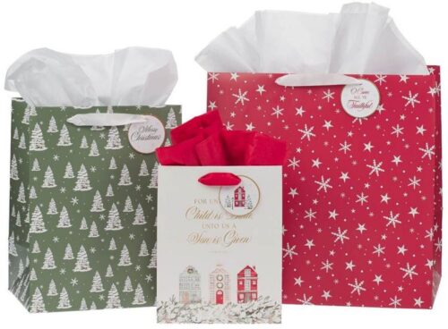 1220000328471 Three Piece Inspirational Christmas Gift Bag