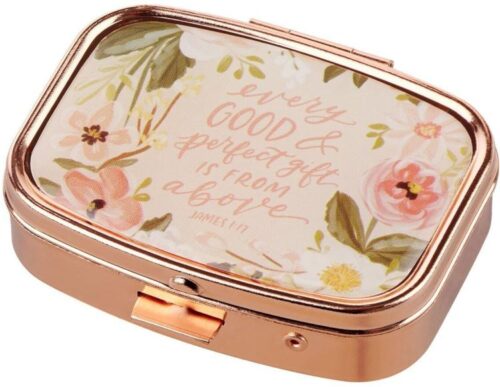 1220000721296 Portable Pill Box Container Organizer for Women: Every Good Gift Inspirational S