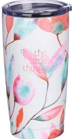 1230000109345 Its The Little Things Pink Petals Stainless Steel Travel