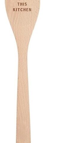195002030589 Bless This House Wooden Spoon With Cover