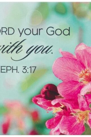 6006937132511 The LORD is With You Magnet - Zephaniah 3:17