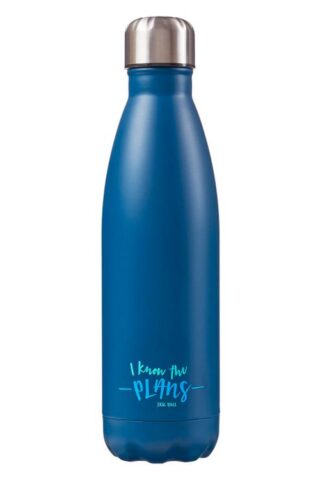 6006937135338 I Know The Plans Stainless Steel Water Bottle