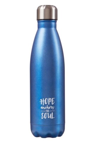 6006937136182 Hope Anchors The Soul Stainless Steel Water Bottle