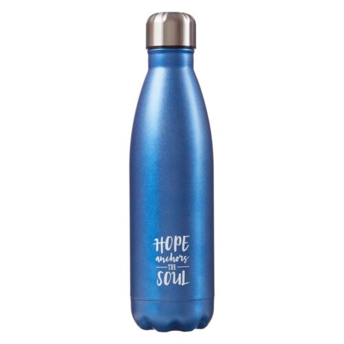 6006937136182 Hope Anchors The Soul Stainless Steel Water Bottle