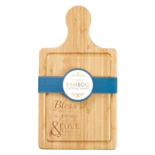 6006937138551 Bless The Food Bamboo Cutting Board