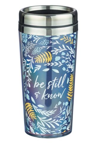 6006937145818 Be Still Polymer Mug With Design Insert