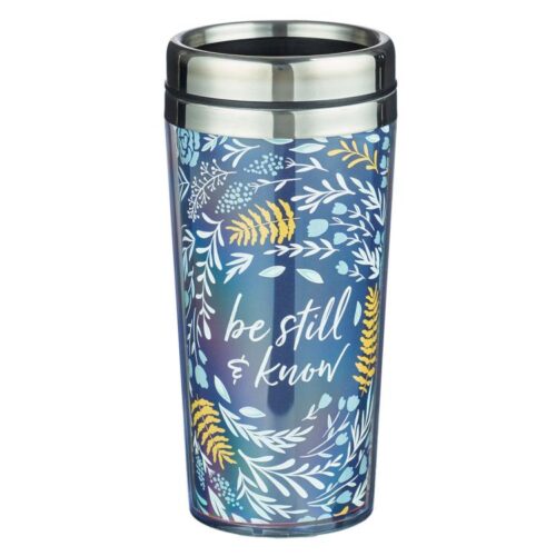 6006937145818 Be Still Polymer Mug With Design Insert