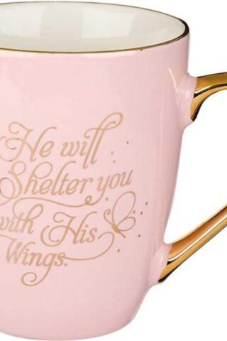 6006937153011 Comforting Large Ceramic Coffee and Tea Mug with Gold Accents for Women: He Will
