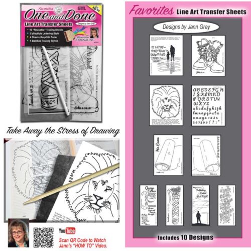 611553559763 1 And Done Line Art Transfer Sheets Favorites