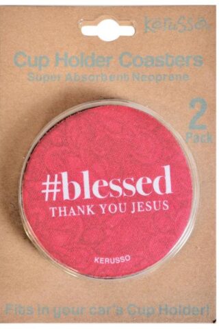 612978405062 Hashtag Blessed Coaster