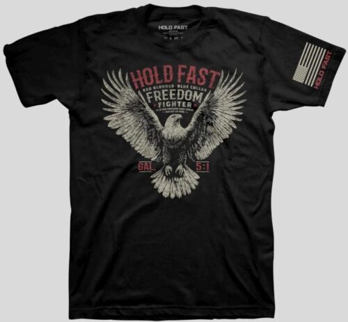 612978657409 Hold Fast Freedom Fighter Eagle (3XL T-Shirt)
