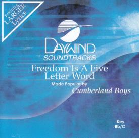 614187256121 Freedom Is A Five Letter Word