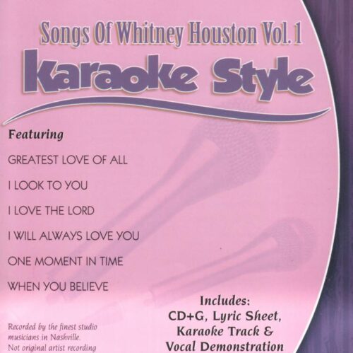 614187461129 Songs Of Whitney Houston 1
