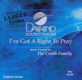 614187850923 I've Got A Right To Pray