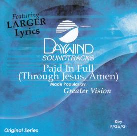 614187989227 Paid In Full (Through Jesus Amen)