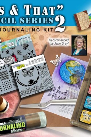 634989244027 This And That Stencil Series 2 Journaling Kit