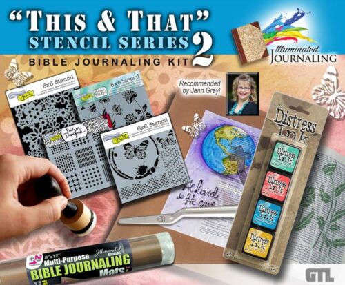 634989244027 This And That Stencil Series 2 Journaling Kit