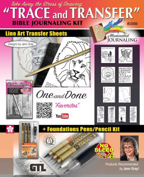 634989335503 Trace And Transfer Bible Journaling Kit