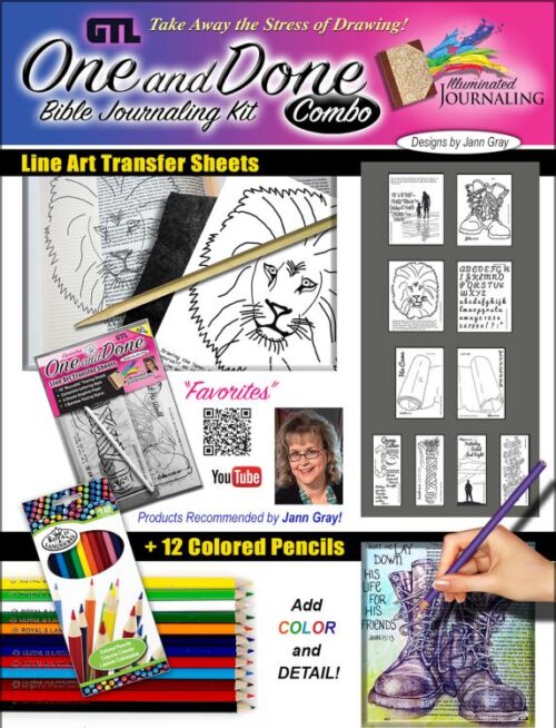 634989555802 1 And Done Combo Bible Journaling Kit