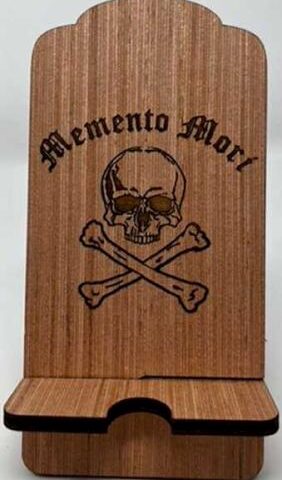 677222583637 Memento Mori Phone Stand