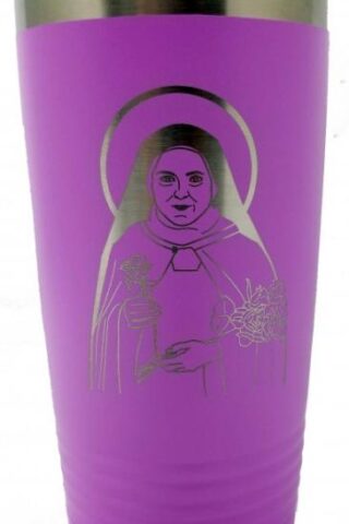 718879608363 Saint Therese Tumbler