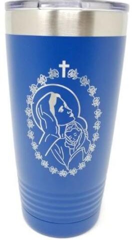 718879608387 Blessed Mother And Child Tumbler