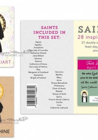 7426842715880 Saint Cards : 28 Inspirational Women Saints