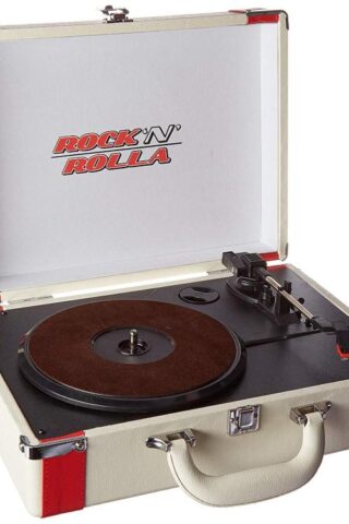 780014091002 Rock N Rolla Premium Portable Bluetooth USB Vinyl Record Player Turntable