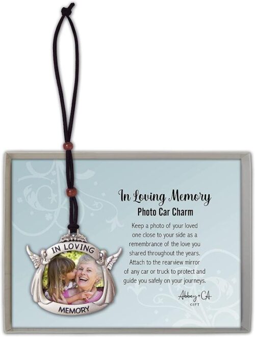 785525308762 In Loving Memory Photo Frame Car Charm