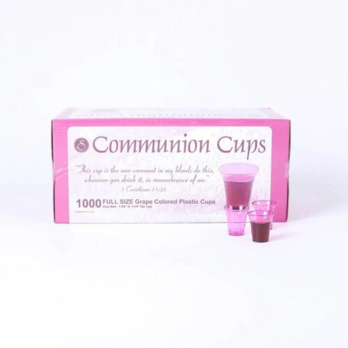 788200564699 Grape Color Communion Cups 1000 Pack