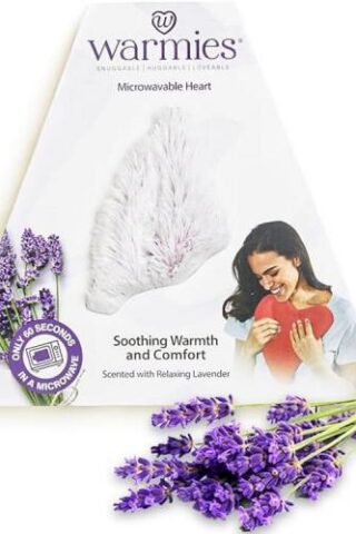 816018024392 Warmies Lavender Marshmallow Heart