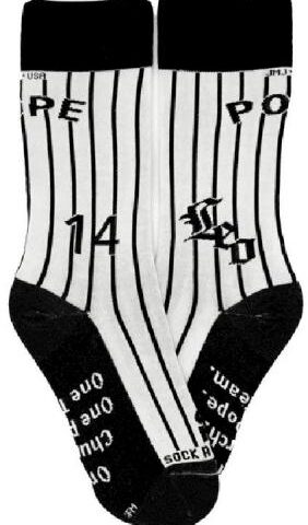 850058559599 Pope Leo 14th White Sox Socks