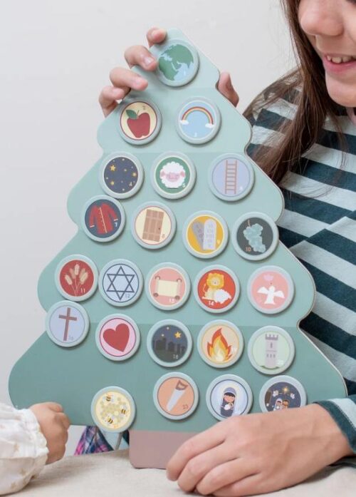 850060337260 Jesse Tree Wooden Magnet Set