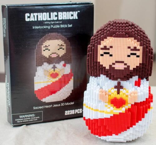 850060337284 Sacred Heart Jesus Brick Set