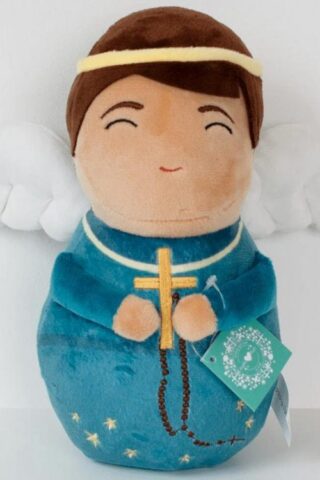 850060337314 Guardian Angel Teal Blue Shining Light Dolls Sound Plush