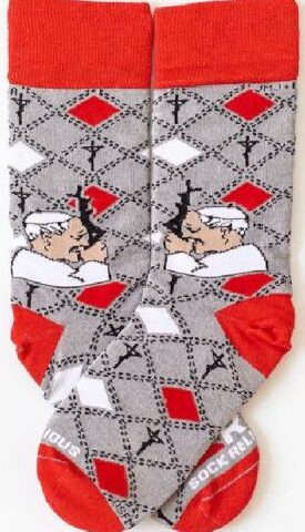 855524008007 Saint John Paul 2nd Socks