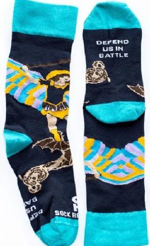 855524008076 Saint Michael Socks
