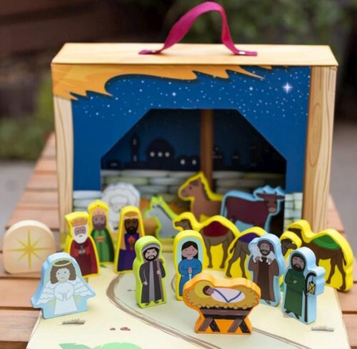 860002202976 Saintly Heart Nativity Playset