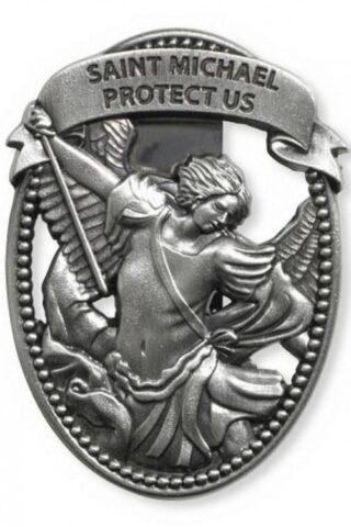 886083311314 Visor Clip Saint Michael