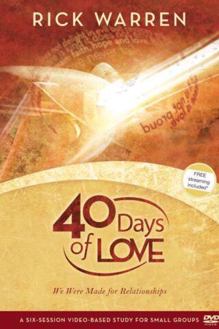 9780310326854 40 Days Of Love (DVD)
