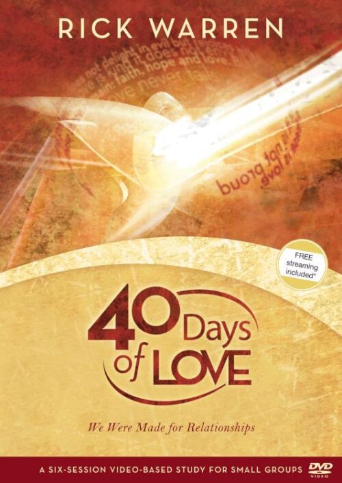 9780310326854 40 Days Of Love (DVD)