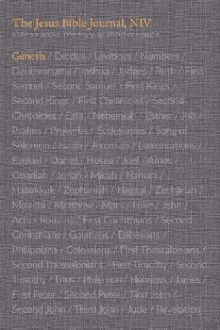 9780310456216 Jesus Bible Genesis Journal Comfort Print