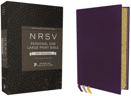 9780310458678 Personal Size Large Print Bible With Apocrypha Premier Collection Comfort P