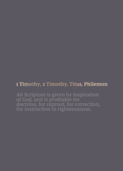 9780785236313 Bible Journal 1-2 Timothy Titus Philemon Comfort Print
