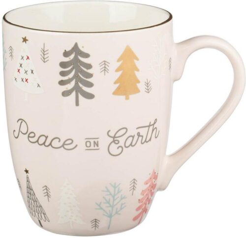 1220000328822 Novelty Inspirational Scripture Ceramic Christmas Coffee & Tea Mug for Women & M